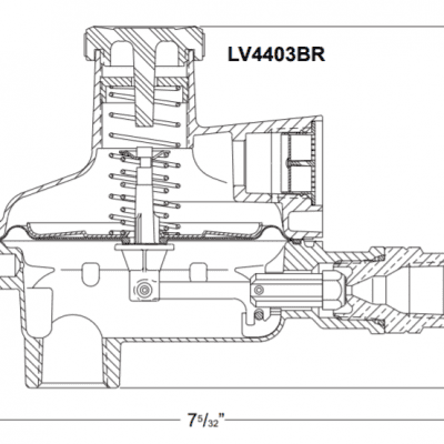 VAN ĐIỀU ÁP THẤP ÁP REGO LV4404B4